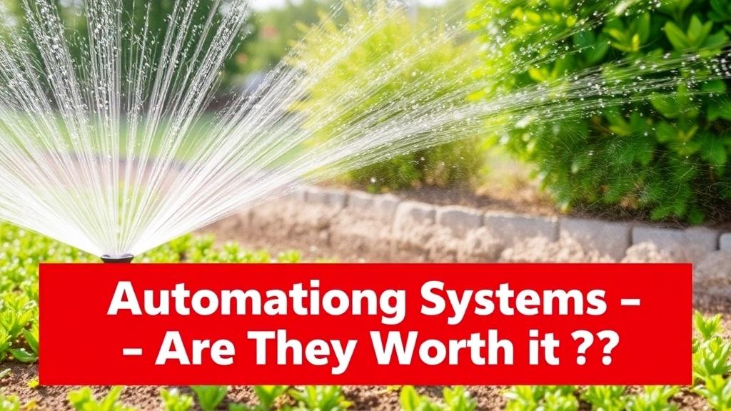 Automatyczne systemy nawadniania – czy warto?. Czy warto?