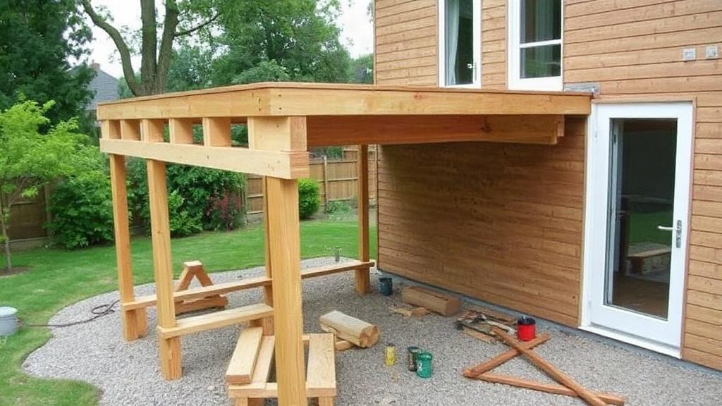 Taras na legarach z desek: jak zbudować go równo, stabilnie i bez dramatu z wilgocią
